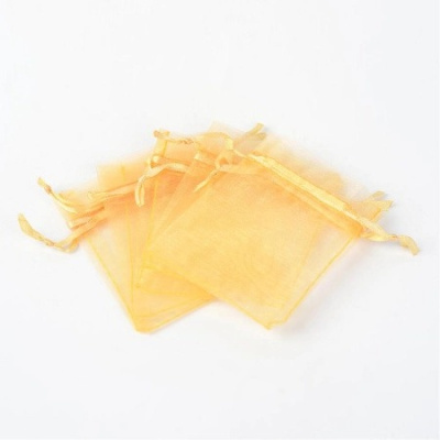 Мешочек органза Золото 9,5*15 см 1 шт  Мешочек органза Золото 9,5*15 см 1 шт