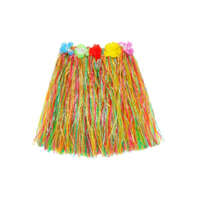 К Юбка гавайская цветная 60 см 1 шт  К Юбка гавайская цветная 60 см 1 шт