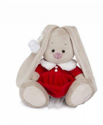 Мягкая игрушка Зайка Ми в алом платье 23 см 1 шт Мягкая игрушка Зайка Ми в алом платье 23 см 1 шт
