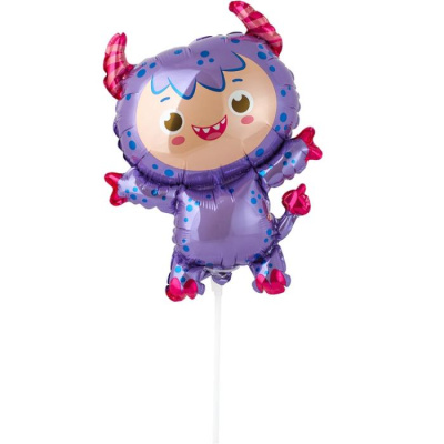 Шар Фигура Мини Монстрик лиловый (FM)