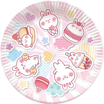 Тарелка Пати Бум бум. Каваи 23 см 6 шт