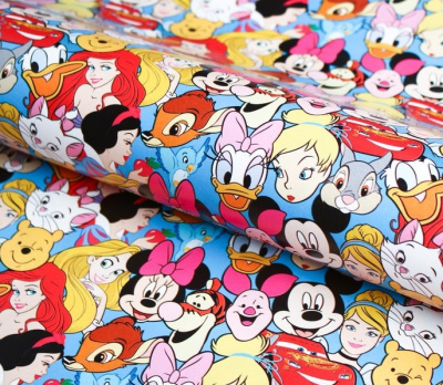 Бумага глянцевая Дисней 60*90 см 1 шт Бумага глянцевая Дисней 60*90 см 1 шт