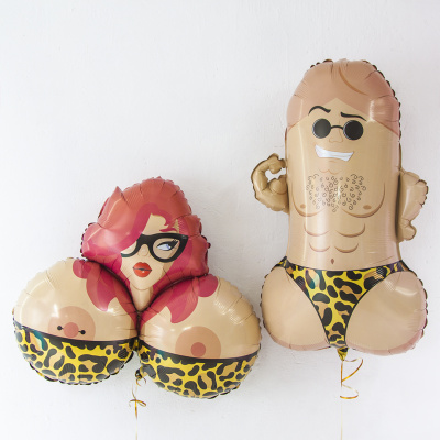 Шар фольга Фигура Мадам Си-Си Леопард(Gr)G36 Шар фольга Фигура Мадам Си-Си Леопард(Gr)G36