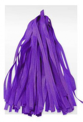 Гирлянда Тассел фиолетовая 3 м 12 листов