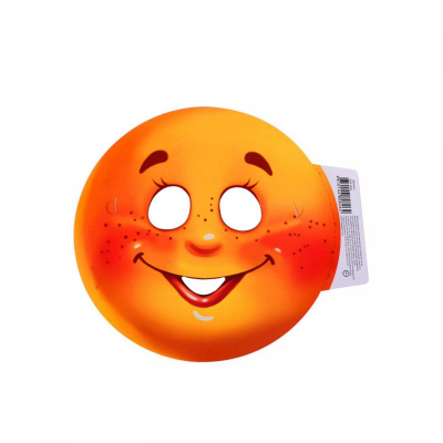 Маска картон Колобок 1 шт Маска картон Колобок 1 шт