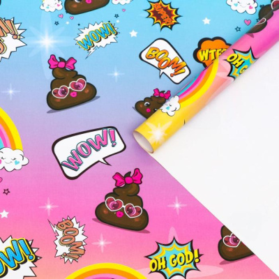 Бумага глянцевая Кики 50*70 см 1 шт