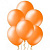 Букет Шары Металлик оранжевые 35 см