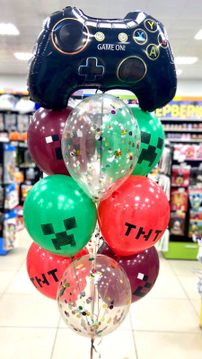 Букет Пиксели Джойстик 10 шт