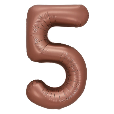 Шар Цифра 5 шоколад 81 см Шар Цифра 5 шоколад 81 см
