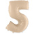 Шар Цифра 5 кремовая 102 см (FM) Шар Цифра 5 кремовая 102 см (FM)