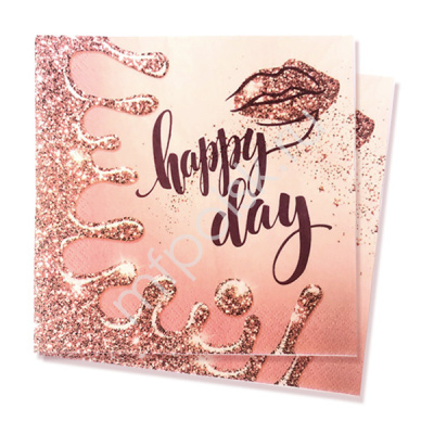 Салфетка Пати Бум Happy Day 33 см 12 шт Салфетка Пати Бум Happy Day 33 см 12 шт