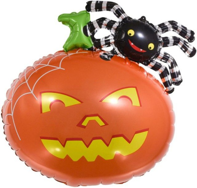 Шар фольга Фигура Тыква и Паук (FL)