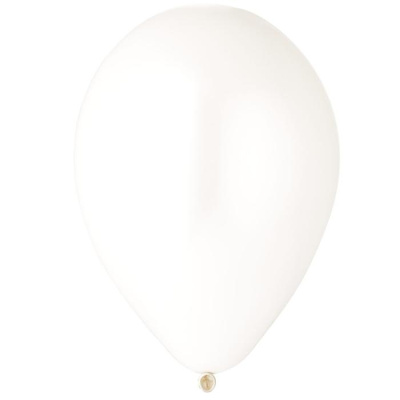 Шар И 10"/01 Пастель белый 100 шт Шар И 10"/01 Пастель белый 100 шт