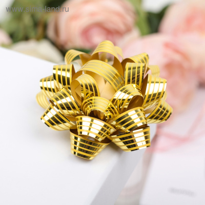 Бант Звезда в ассортименте d=7,5 1шт