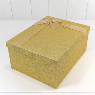 Коробка прямоуг Блеск золото №3 20,7*14,3*8,5 см 1 шт