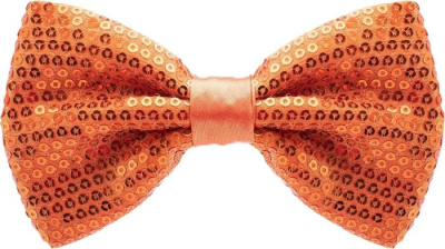 Бабочка оранжевая пайетки 1 шт