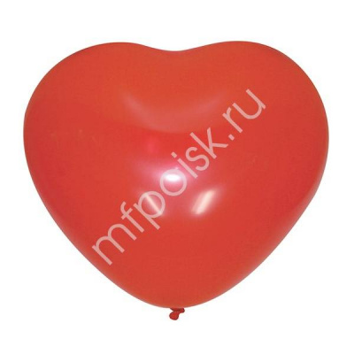 Сердце б/рис. Пастель М10" красное 50 шт Сердце б/рис. Пастель М10" красное 50 шт