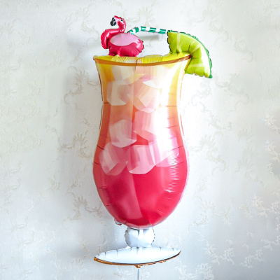 К Шар фольга Фигура Коктейль 24*