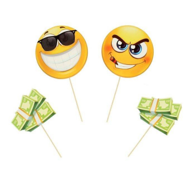 Фотобутафория Смайлы гангстеры 4 предм